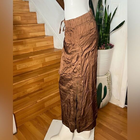 New Nicholas K x Free People Camel
Brown Utility Field Skirt, L - Picture 4 of 6